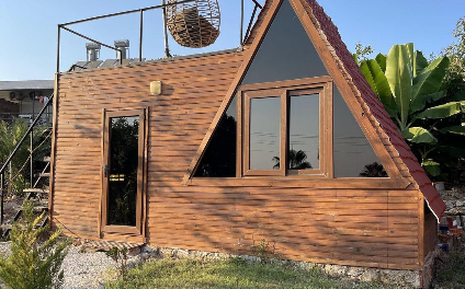 Antalya Ortak Isıtmalı Havuzlu Üçgen Bungalov | İlan No:0035