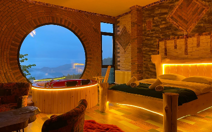 Rize Fırtına Vadisi Manzaralı Lüx Balayı Bungalov | İlan No: 0057